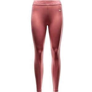 Nike Enkellengte Tight W Np Df Mr 7/8 Mesh Straight, Canyon Pink/Wit, FN4981-634, S