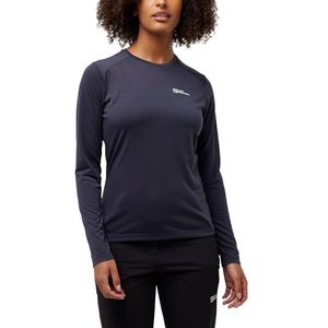 Jack Wolfskin - Vonnan Ls T W - T-shirt - Graphite