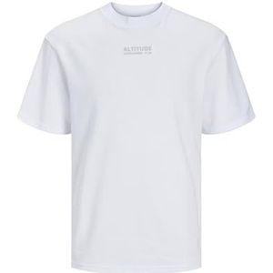 Jack & Jones Jcoaltitude Tee SS Crew Neck Ss24 Sn T-shirt, wit, L heren, Wit, L