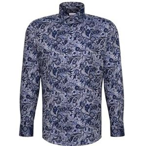 Seidensticker Slim Fit shirt met lange mouwen voor heren, Lichtgrijs, 36 NL