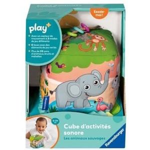 Ravensburger - Wilde Dieren - Activiteitkubus - Multisensorisch - 0 tot 12 maanden