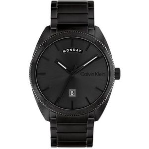 Calvin Klein - Quartz Horloge - Zwart - 316L Roestvrijstaal - 3ATM Waterbestendig