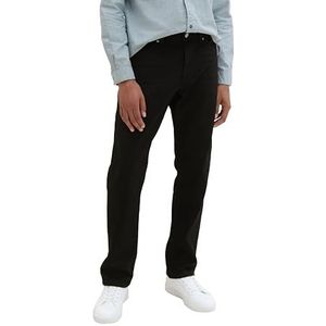 TOM TAILOR Josh Regular Slim Jeans voor heren, 10270 - Black Black Denim, 34W / 30L