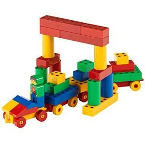 Theo Klein 656 Manetico creatieve set | 85 verschillende kleurrijke magnetische bouwstenen | 10 kaarten met bouwhandleidingen | Speelgoed voor kinderen vanaf 1 jaar