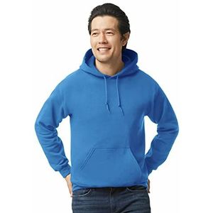 Gildan Heavy Blend Fleece Sweatshirt met capuchon voor mannen, Royal (paars), XXL