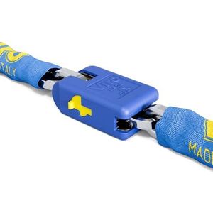 Viro Supermorso Ketting voor motorfiets en scooter, met hangslot, scheurvaste en snijbestendige ketting, 120 cm, doorsnede 7 mm