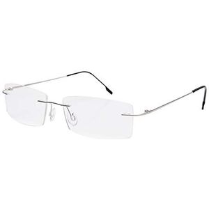 Randloze leesbril Lichtgewicht titanium lezers Brillen Heren Dames +1.25