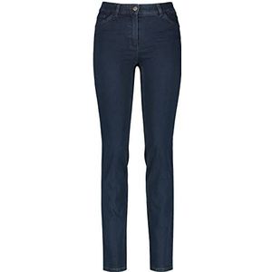 Gerry Weber Damesbroek lang jeans, donkerblauw (dark blue denim), 44 NL Kort