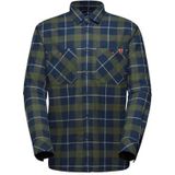 Alvra - Casual Overhemd - Blauw - Katoen/Kapok/Lyocell