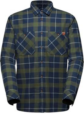 Alvra - Casual Overhemd - Blauw - Katoen/Kapok/Lyocell