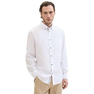 TOM TAILOR heren overhemd, 20000 - wit, XL
