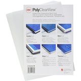 GBC PolyClearView Bindomslagen 200 micron A4 Frosted Clear (100 Pack)