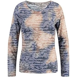 KEYLARGO - Optic Round - T-shirt - Blauw - Katoen