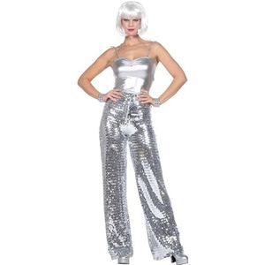 Wilbers - 4115 - Glitterbroek - Zilver - Pailletten - Feestoutfit