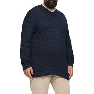s.Oliver - Strickpullover - Heren Trui - V-hals - 100% Katoen