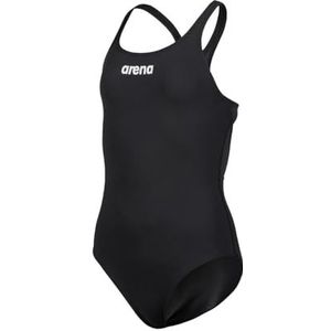 arena Solid Swim Pro Team Eendelig badpak voor meisjes, sneldrogend badpak, sportief badpak van Arena MaxLife Eco met maximale chloorbestendigheid en uv-bescherming, UPF 50+