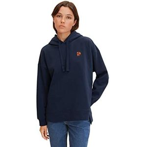 TOM TAILOR Denim Dames Oversied Hoodie 1033617, 10668 - Sky Captain Blue, M