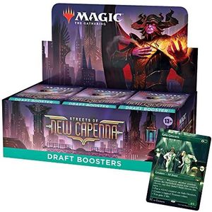 Magic The Gathering Straten van nieuwe Capenna Draft Booster Box, 36 Packs & 1 Box Topper, veelkleurig, C95240001