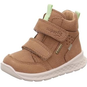 Superfit Breeze Lichtgewicht gevoerd Gore-Tex eerste wandelschoen, bruin/lichtgroen 3020, 28 EU Large, Braun lichtgroen 3020, 28 EU/Breed