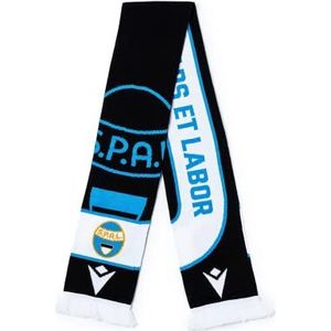 S.P.A.L. S.R.L. Dubbele sjaal, officiële collectie 2022/2023, eenheidsmaat, zwart, uniseks