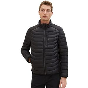 TOM KLEERMAKER hybride gewatteerde herenjas met opstaande kraag