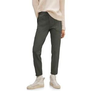 Street One Casual damesbroek, Greyish Atlantic Green, 44W x 28L