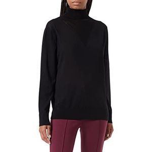G-STAR RAW Dames Core Roll Neck Knit Pullover Sweater, Zwart (dk Black D166-6484), L
