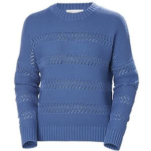 Helly Hansen Dames W Pier Pointelle Sweater, Azuriet, M, Azuriet, M