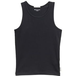 TOM TAILOR - Haltertop - Zwart - Effen - Mouwloos