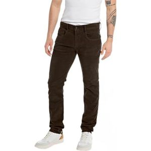 Replay Anbass herenjeans, slimfit, Donkerbruin 726, 40W / 34L