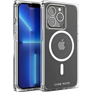 CASE-MATE BLOX iPhone 14 Pro Hoesje - Helder [10FT Valbescherming] [Compatibel met MagSafe] [Anti-vergeling] Magnetische Bumper Cover met Vierkante Randen voor iPhone 14 Pro 6,1 inch, Anti-kras