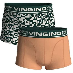 Vingino Jongens Boxer Shorts, Light Papaya Oranje, 8 jaar