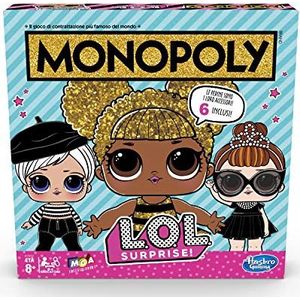 Hasbro Monopoly L.O.L. Surprise - Verzamel zeldzame poppen en win het geweldige L.O.L. Surprise spel!