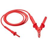Chauvin Arnoux HV-meetkabel 5 kV (3 m) met krokodillenklem (rood)