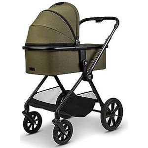 MOON Combi-kinderwagen Clicc moss green/melange