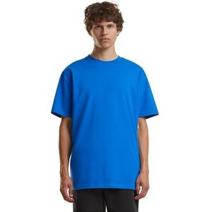 Build Your Brand Heren T-shirt Heavy Oversize Tee, Basic T-shirt voor mannen, oversized fit, katoen, maten XS - 5XL, Intenseblue, XS