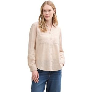 TOM TAILOR Damesblouse, 21650, Summer Beige, 32