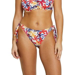 SANS COMPLEXE - Island Dream - Bikinislip - Wit - Bloemenmotief - Recycled Polyamide