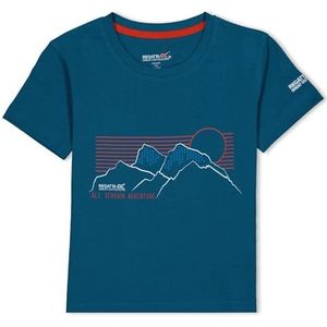 Regatta Kinder Bosley Iii' Katoen Bedrukt T-shirt Polos/Vesten