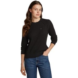 Tommy Hilfiger Damestrui, sweater gebreide, Zwart (zwart), XXS