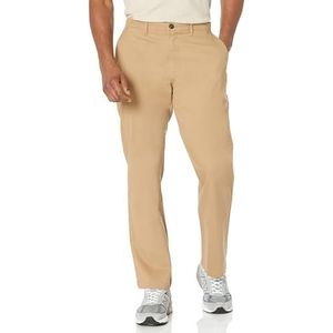 Amazon Essentials Heren Standaard Relaxed-Fit Casual Stretch Khaki,Donkere Kaki,36W / 31L