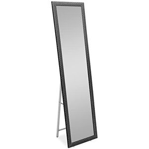 Homey Hoge full-body spiegel, rechthoekig, model Grester, decoratief, praktisch en functioneel, afmetingen: 146,5 cm hoog x 38,5 cm breed x 30,5 cm diep