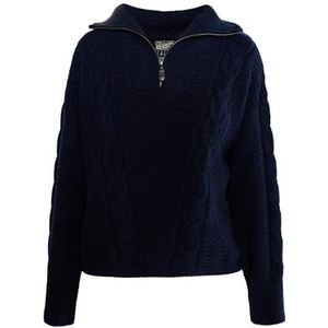 DreiMaster Gebreide trui voor dames 39429389, marineblauw, M/L