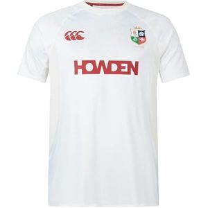 Canterbury Heren British and Irish Lions Superlight T-shirt, Egret, 2X-Large