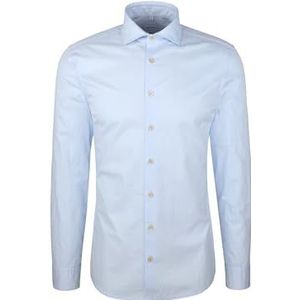 Seidensticker 645037, slim fit lange mouwen casual hemd, 36, lichtblauw, 36