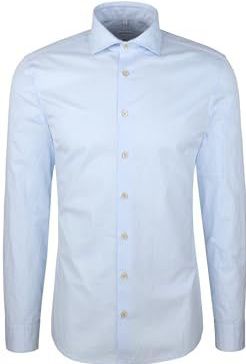 Seidensticker 645037, slim fit lange mouwen casual hemd, 36, lichtblauw, 36