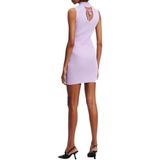 KARL LAGERFELD JEANS Gebreide jurk  lila / zwart