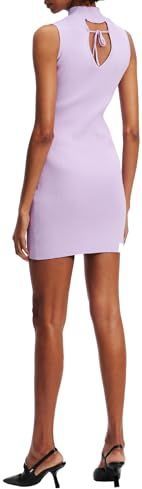 KARL LAGERFELD JEANS Gebreide jurk  lila / zwart