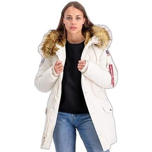Alpha Industries Polar Jacket Winterjas voor Vrouwen Jet Stream White