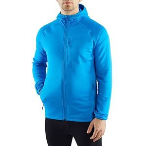 VIKING Jukon Hoodie Man technische herentrui met capuchon, trekking, outdoor, comfortabel, sneldrogend, blauw, XL